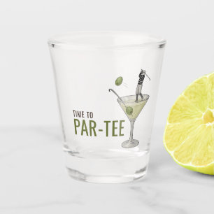 Par-Tee Zeit Golf Martini Cocktailparty Schnapsglas