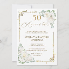 Para 50 Aniversario de Boda Einladung