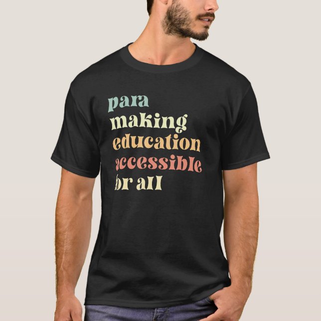 Para Appentiation Paraprofessional Parapro T-Shirt (Vorderseite)