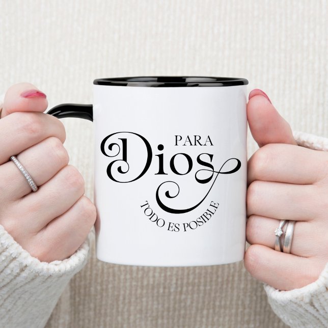 Para Dios Todo Christlicher spanischer Kaffee Tasse (Von Creator hochgeladen)