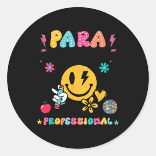 Para Dream Team Paraprofessioneller erster Tag zur Runder Aufkleber