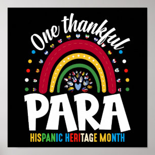 Para Hispanic Monte Paras Poster