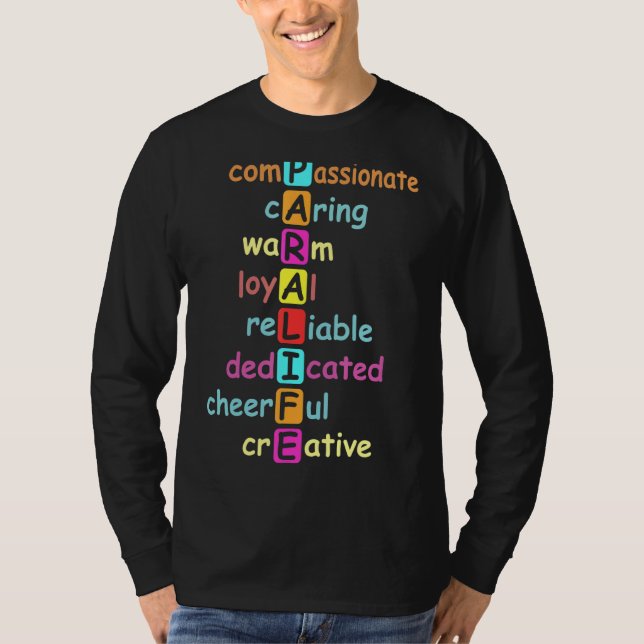 Para Life Paraprofessional Paraeducator T-Shirt (Vorderseite)