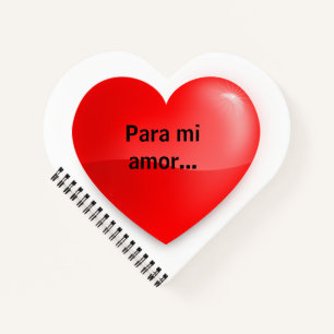 Para mi amor notizbuch