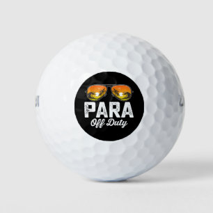 Para Off Duty Paraprofessional Letzten Schultag Golfball