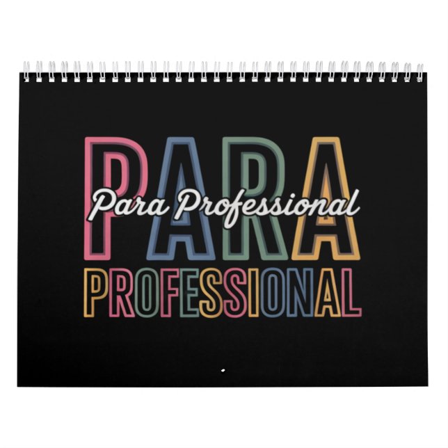 Para Paraprofessional Paraeducator erster Tag zurü Kalender (Titelbild)