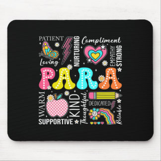 Para-professioneller Erzieher 1. Tag zurück in die Mousepad