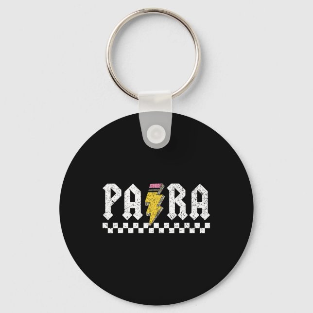 Para-Squad-Paraprofessional Para-Lehrer  Schlüsselanhänger (Vorderseite)