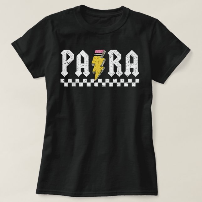 Para Squad Paraprofessional Para Teacher T-Shirt (Design vorne)