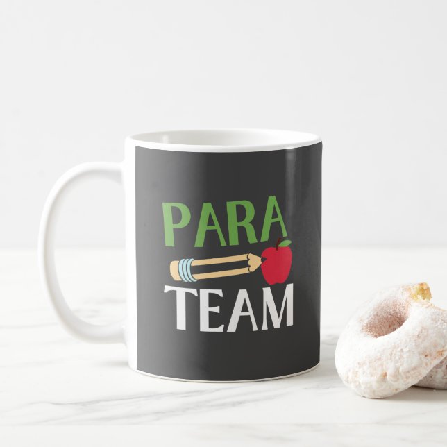 Para Team Paraprofi Lehrer Kaffeetasse (Mit Donut)