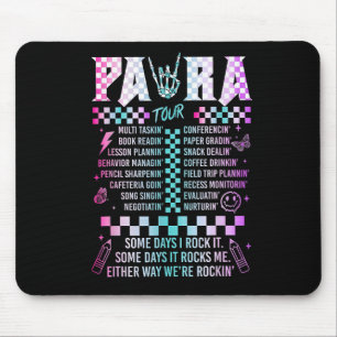 Para Tour Teacher zurück zur Schule Happy First Da Mousepad