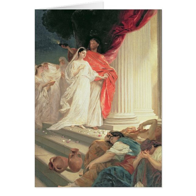 Parabel der klugen und dummen Jungfrauen, 1886 (Vorne)