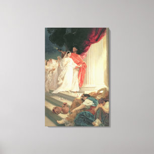 Parabel der klugen und dummen Jungfrauen, 1886 Leinwanddruck