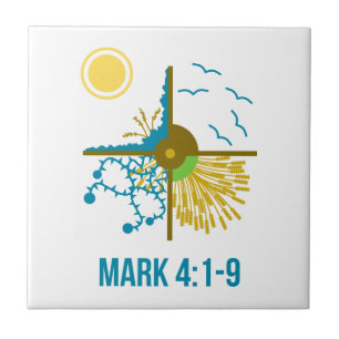 Parabel des Sower/vier Boden - Evangelium des Fliese