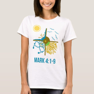 Parabel des Sower/vier Boden - Evangelium des T-Shirt