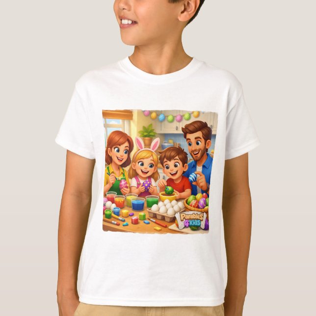Parables4Kids - Easter Celebration T-Shirt (Vorderseite)