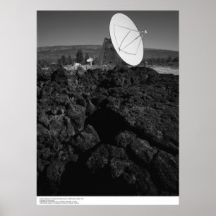 Parabolspiegel des Hat Creek Radio, 1964 Poster