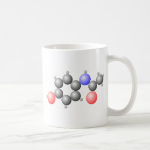 Paracetamol-Molekül Kaffeetasse