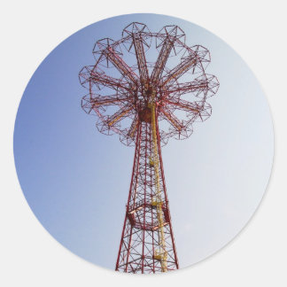Parachute Jump - Coney Island, NYC Aufkleber