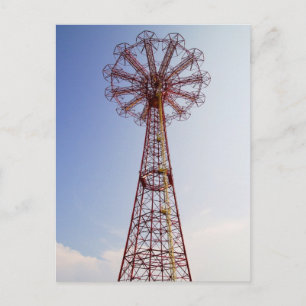 Parachute Jump - Coney Island, NYC-Postkarte Postkarte