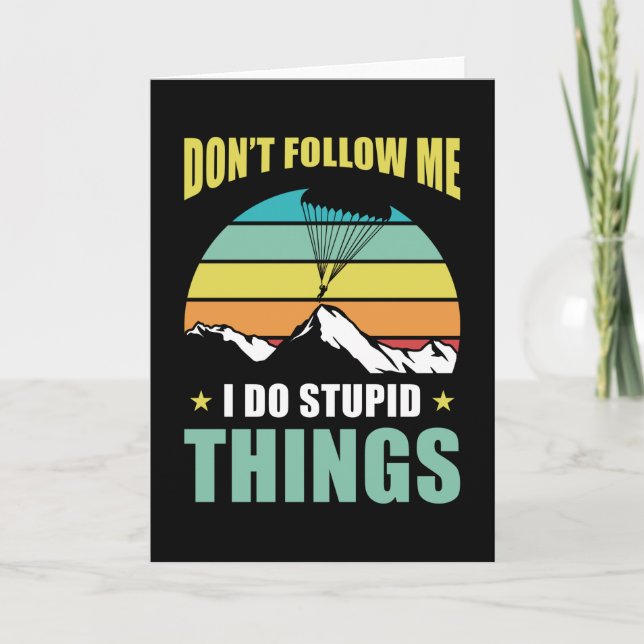 Parachutist Karte (Vorderseite)