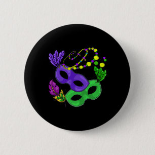 Parade Beads Karneval Massivholz Button
