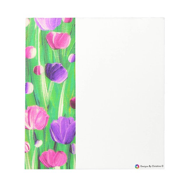 Parade-Blume Notizblock (Vorderseite)