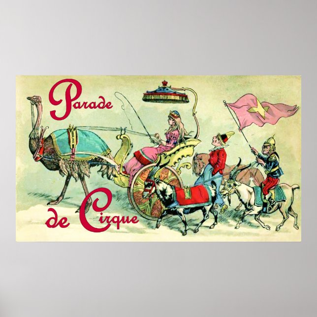 Parade de Cirque ~ Vintages Circus Poster (Vorne)