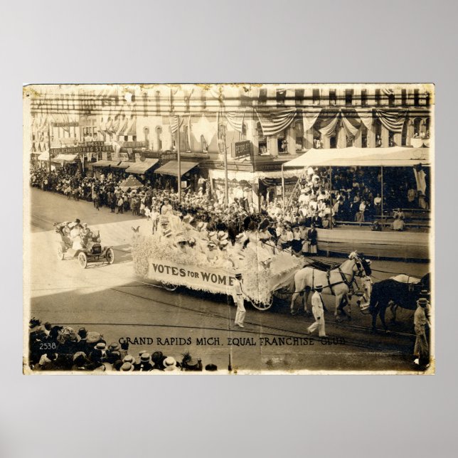 Parade der Chancengleichheit für Frauen Poster (Vorne)