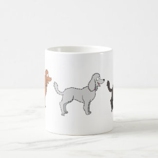 Parade der Poodles-Tasse Tasse