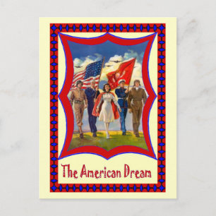 Parade für den 4. Juli Postkarte