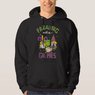 Parade mit meinen Gnomen Festival Bead Mardi Hoodie