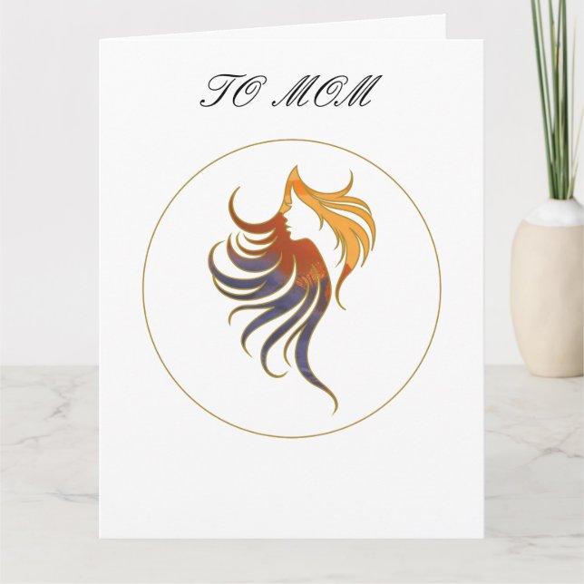 Paradies 2 Muttertagskarte Karte (Vorderseite)