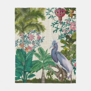 Paradies Chinoiserie Fleecedecke