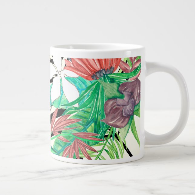 Paradies der Flora II Jumbo-Tasse (Rechts)