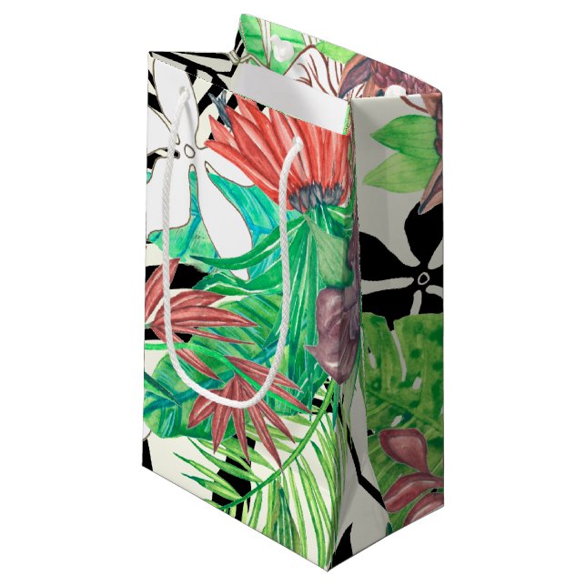 Paradies der Flora II Kleine Geschenktüte (Vorderseite Schrägansicht)