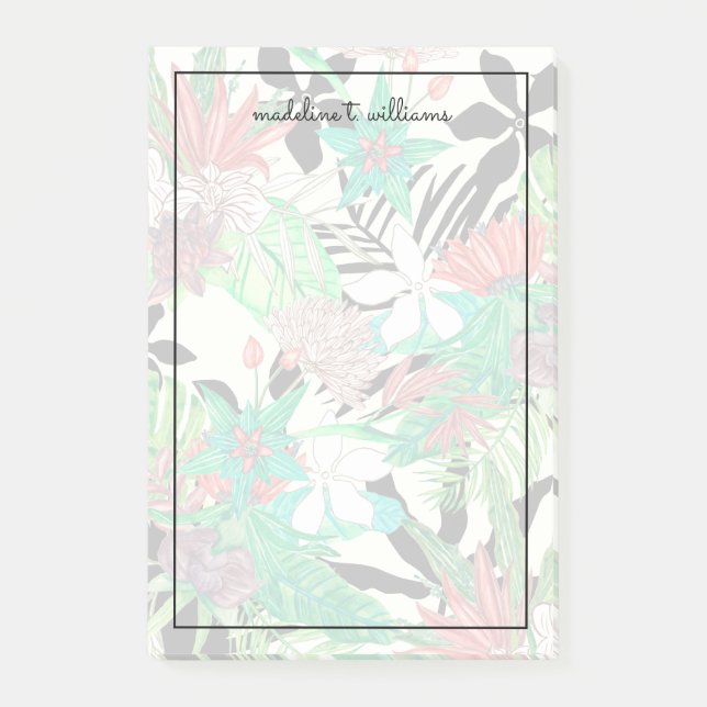 Paradies der Flora II Post-it Klebezettel (Vorderseite)