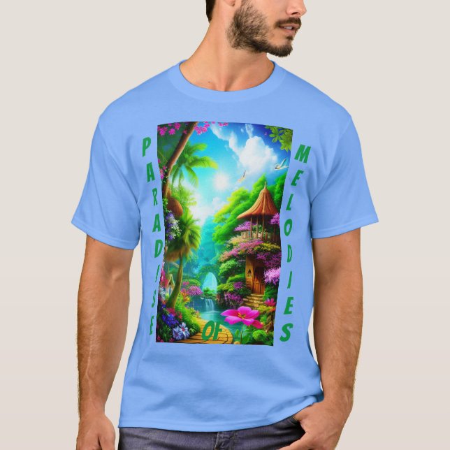 Paradies der Melodien: Die Natur Inspiriert T-Shirt (Vorderseite)