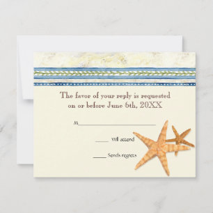 Paradies der tropischen Muschel - UAWG-Karten RSVP Karte