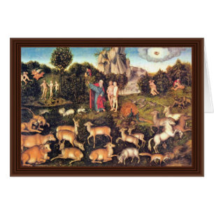 Paradies durch Cranach D. Ä. Lucas (beste