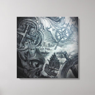 Paradies erwartet Leinwand