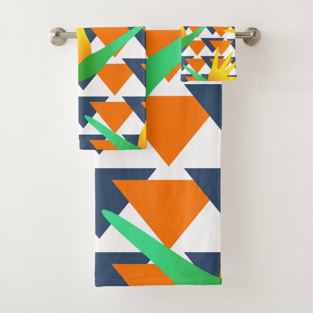 Paradies Floral Tribal Dschungel Badhandtuch Set (Insitu)