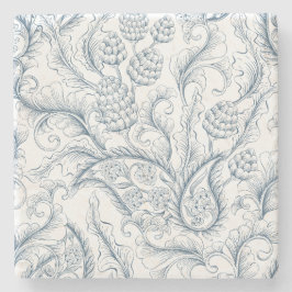 Paradies für Blaue und Weiße Ananas Steinuntersetzer