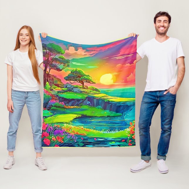 Paradies für Kletterhexen: Fleecedecke (Beispiel)