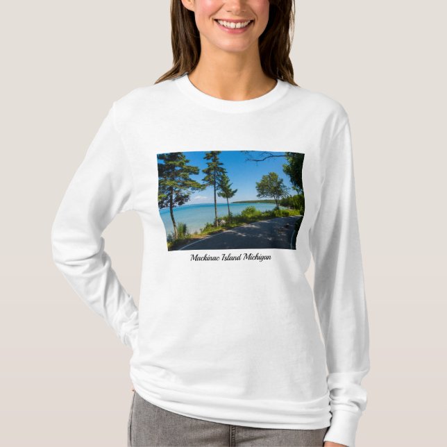 Paradies für lange Seen T - Shirt (Vorderseite)