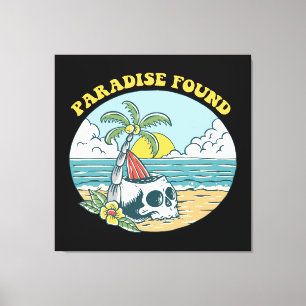 PARADIES GEFUNDEN LEINWANDDRUCK