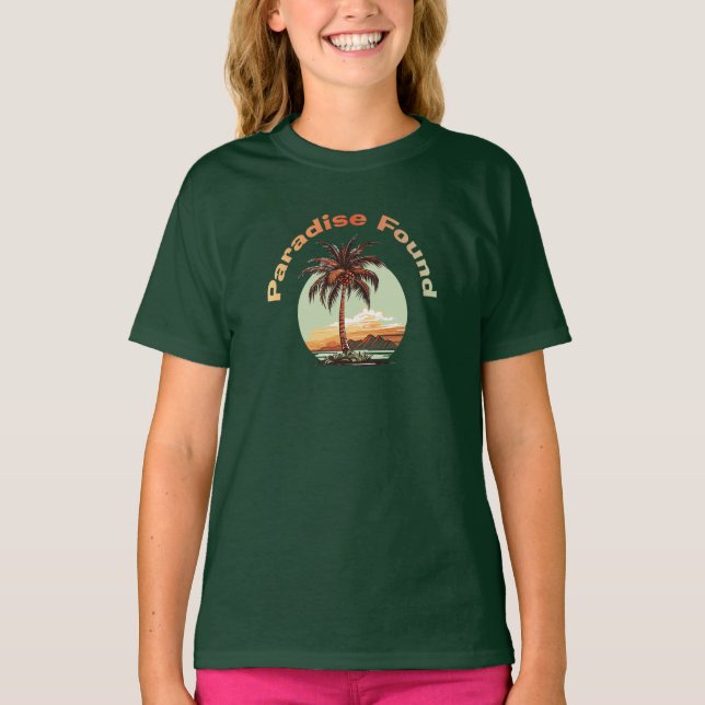 Paradies gefunden T-Shirt (Vorderseite)