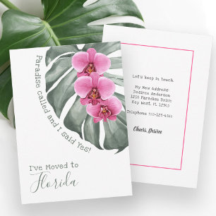 Paradies genannt Tropische Orchideen Ich habe mich Ankündigung