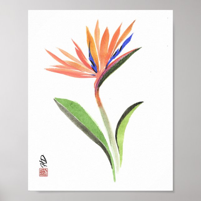 Paradies in Blüte Poster (Vorne)