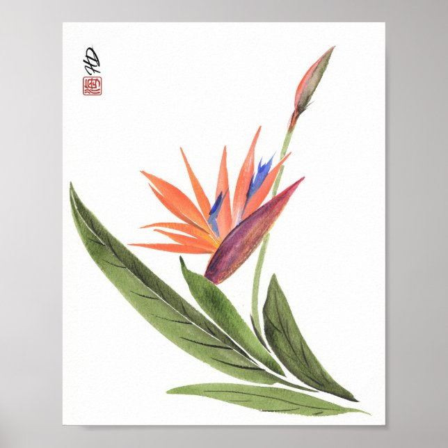 Paradies in Blüte Poster (Vorne)